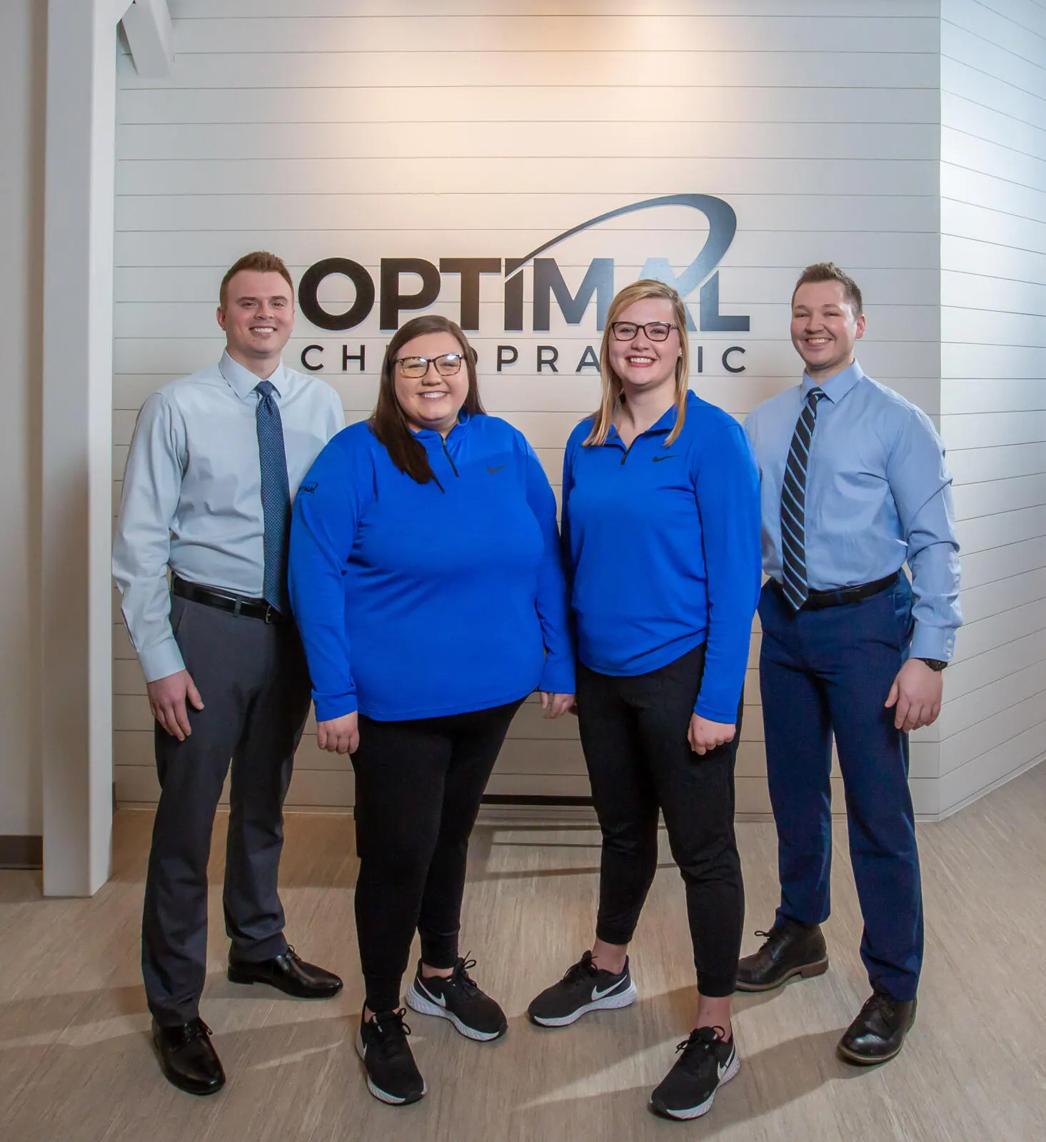 Dr. Andrew Jahner, Dr. Nicholas Barney and the Optimal Chiropractic team