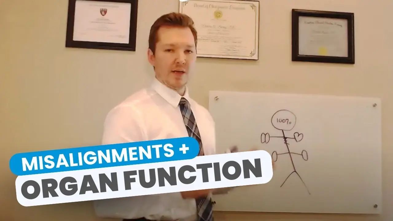 Organ function related to misalignment
